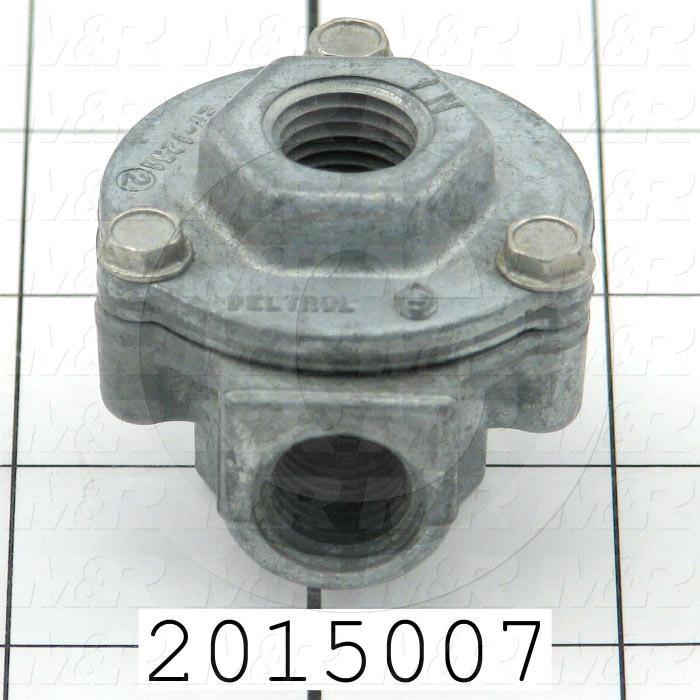 Quick Exhaust, 1/4" NPT Port In, 3/8" NPT Port Out