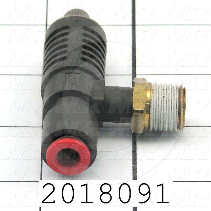 Quick Exhaust, 1/4" OD Port In, 1/4" NPT Port Out, 8 sqmm Effective Area
