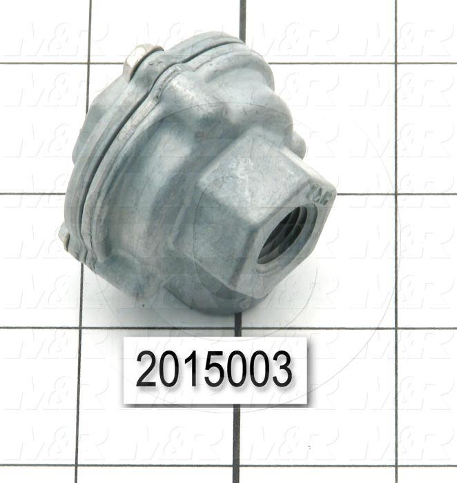 Quick Exhaust, 1/8" NPT Port In, 1/4" NPT Port Out