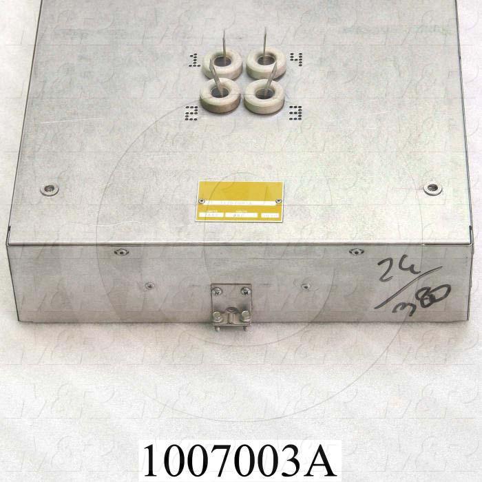 Radiant Panel, Dimension 12"x24", 2448W, Voltage 380VAC, 1-3 Phase