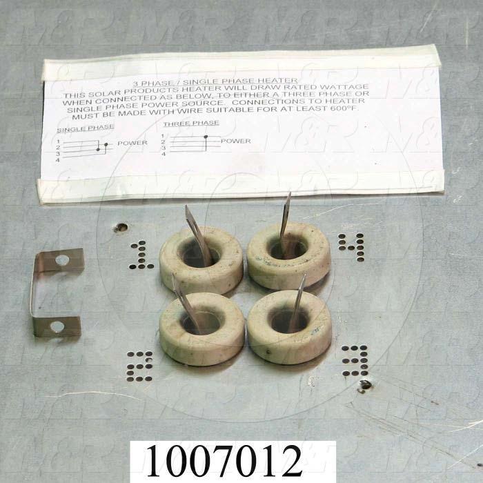 Radiant Panel, Dimension 12"x60", Voltage 480VAC