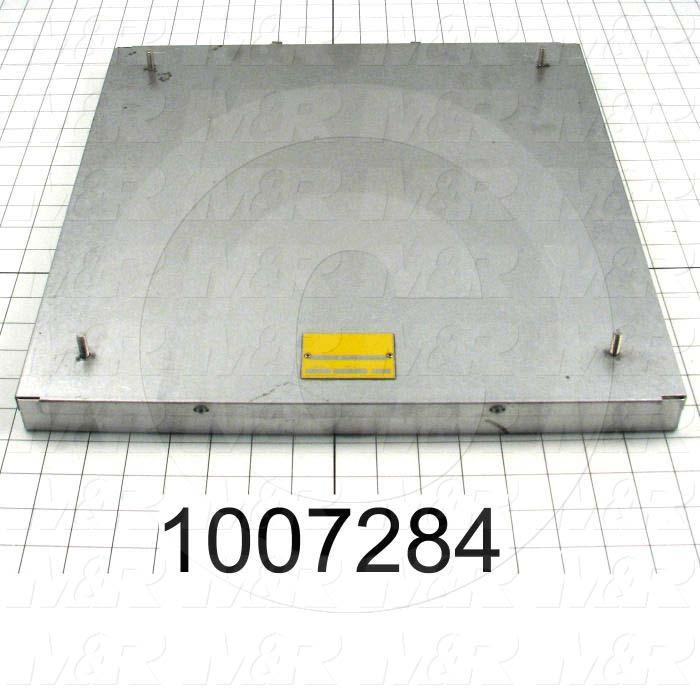 Radiant Panel, Dimension 16"x16", 1280W, Voltage 208VAC, 1-3 Phase