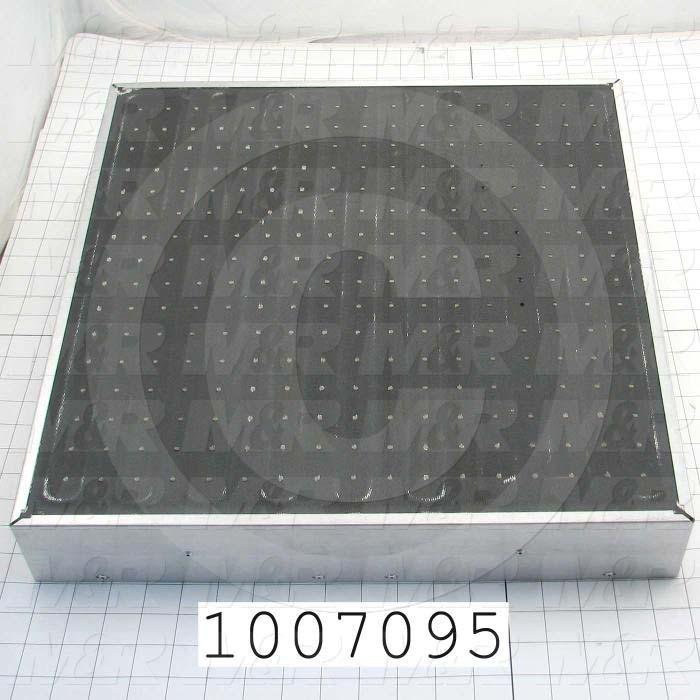 Radiant Panel, Dimension 18"x18", 3240W, Voltage 208VAC, 1-3 Phase, With Air Flow