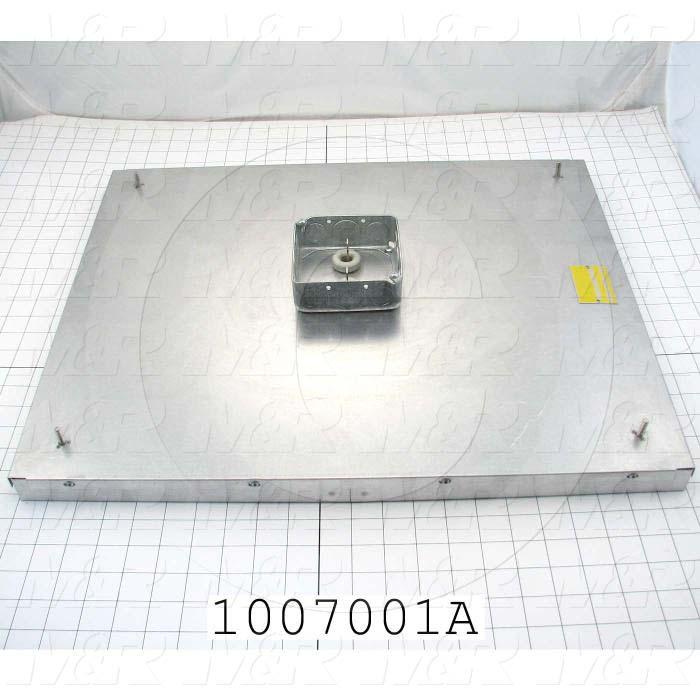 Radiant Panel, Dimension 18"x22", 3960W, Voltage 380VAC, 1-3 Phase