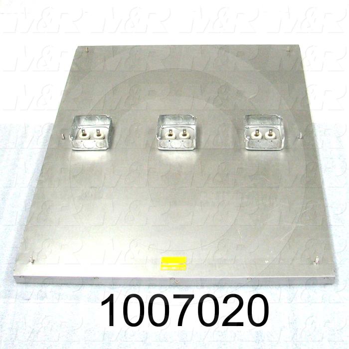 Radiant Panel, Dimension 28"x36", Voltage 208VAC
