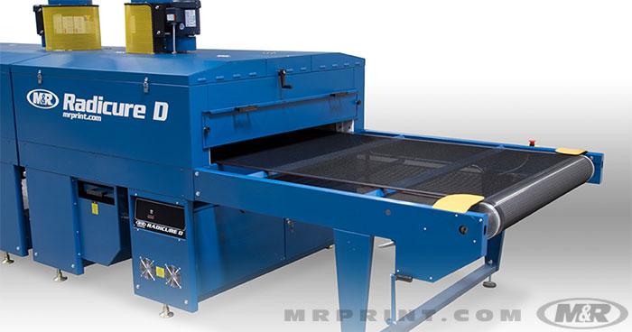 Radicure D optional 152 cm (5’) Must be ordered at time of original order, not retrofittable to existing dryers