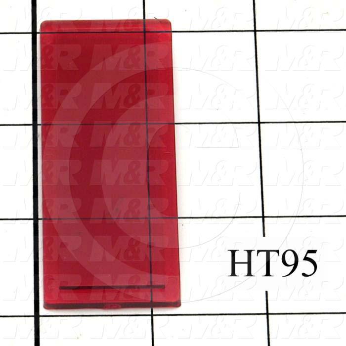 Readout Window, 1-3/16"X 3" Size, Used On Control Panel Assembly, 1 Gal.