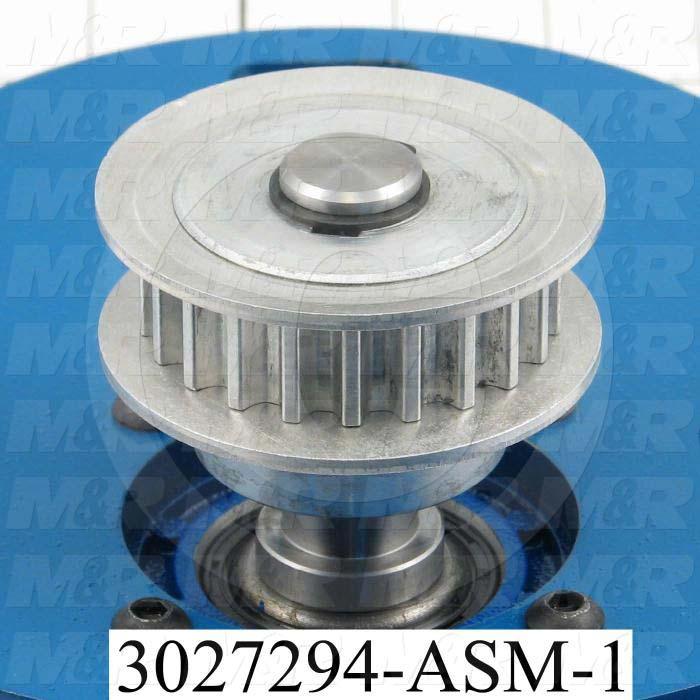 Reducers, Angle Type, Worm Type of Gears, 7.5:1 Ratio, Hollow Bore, 18 mm Output Diameter, Hollow Bore & Flange, 14 mm Input Diameter, IEC 63 B14 Input Flange Size, Face mounted