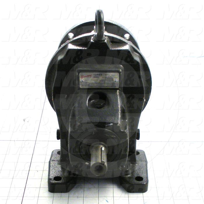 Reducers, In-Line Type, Helical Type of Gears, 4.5:1 Ratio, Output Shaft (Single), 1" Output Diameter, Hollow Bore & Flange, 7/8" Input Diameter, NEMA 145T Input Flange Size