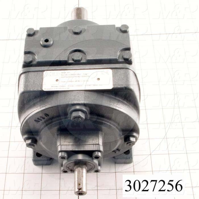 Reducers, In-Line Type, Helical Type of Gears, 40.81:1 Ratio, Output Shaft (Single), Input Shaft, Foot mounted