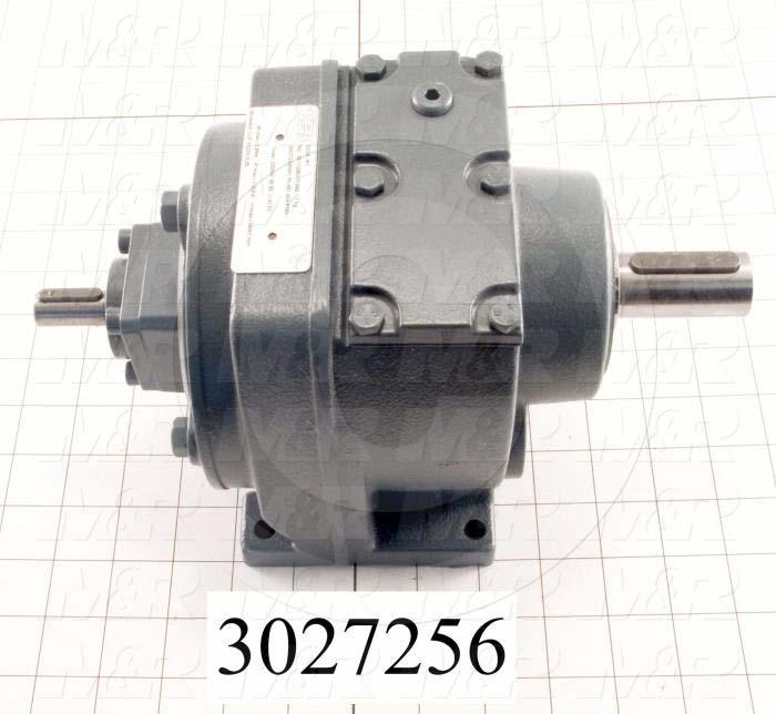 Reducers, In-Line Type, Helical Type of Gears, 40.81:1 Ratio, Output Shaft (Single), Input Shaft, Foot mounted