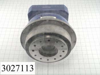 Reducers, In-Line Type, Planetary Type of Gears, 31:1 Ratio, Output Flange, 160 mm Output Diameter, Hollow Bore & Flange, 35 mm Input Diameter, ADAPTER FOR ALPHA12 SERVO Input Flange Size