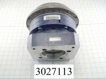 Reducers, In-Line Type, Planetary Type of Gears, 31:1 Ratio, Output Flange, 160 mm Output Diameter, Hollow Bore & Flange, 35 mm Input Diameter, ADAPTER FOR ALPHA12 SERVO Input Flange Size