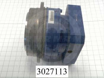 Reducers, In-Line Type, Planetary Type of Gears, 31:1 Ratio, Output Flange, 160 mm Output Diameter, Hollow Bore & Flange, 35 mm Input Diameter, ADAPTER FOR ALPHA12 SERVO Input Flange Size