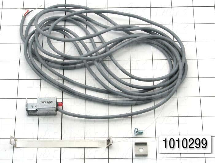 Reed Switch, 2 Wire, 144" Pigtail Leads, 120V, 20mA, with Indicator Light, 1 - 1 1/16" Band