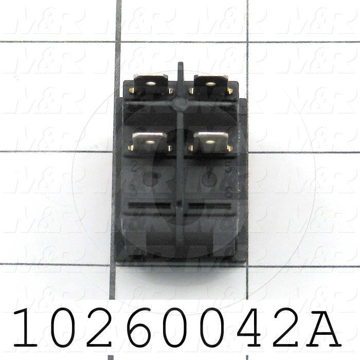 Rocker Switch, with Lamp, Contact Rating @ 125V 20A, Contact Rating @ 250V 15A