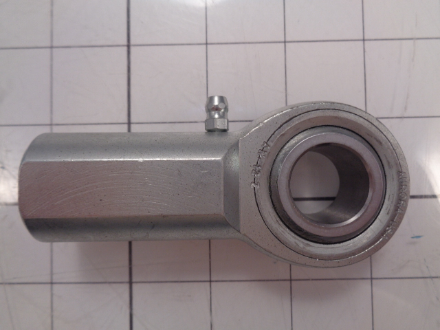 Rod End and Spherical Bearing, Female, Right Hand, 3/4-16 Thread Size, 0.75 in. Inside Diameter, 0.88" Ball With, 2.88" Base to Center, Steel Body, Steel Race, Steel Ball