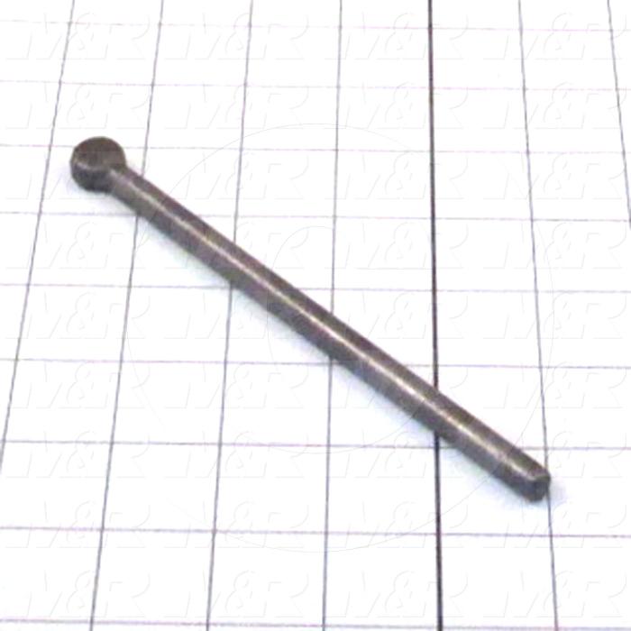 Rod End and Spherical Bearing, Male, Right Hand, 1/4-20 Thread Size, 0.250" Inside Diameter, Steel Body