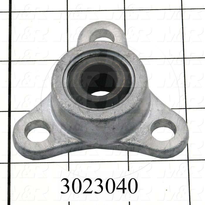 Rod End and Spherical Bearing, Spherical Bearing, 0.625 in. Inside Diameter, 0.938 Ball With, Aluminum Body, Bronze Ball