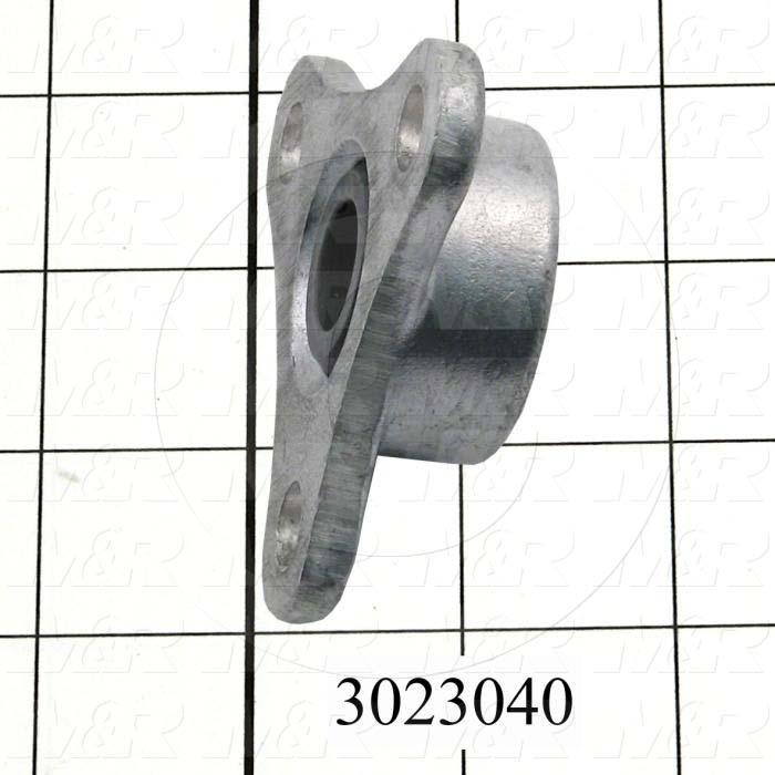 Rod End and Spherical Bearing, Spherical Bearing, 0.625 in. Inside Diameter, 0.938 Ball With, Aluminum Body, Bronze Ball