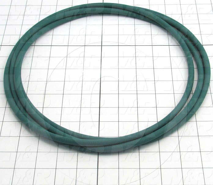 Round Conveyor Belt, Urethane Material, 12mm Size, 61.75" Belt Length, Used On LS300