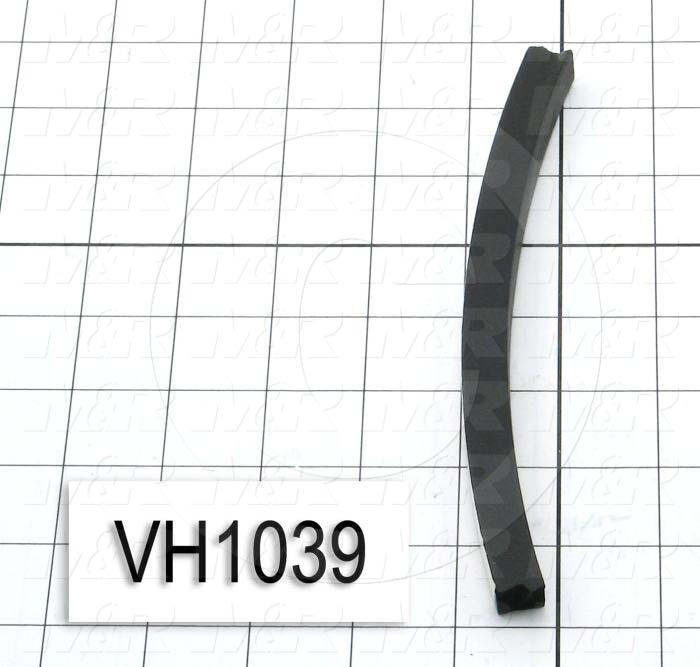 Rubber, 0.50" Width, 0.50" Thickness, Used On Omni-Bagger Compression/Seal Bar Assy.