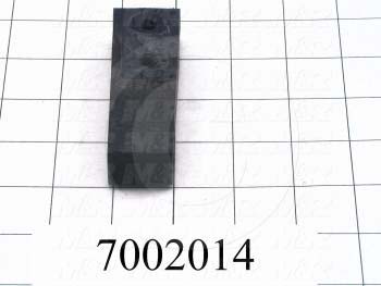 Rubber, 3/4" Width, 3.00 in. Length, 1.00" Thickness, 70 Durometer