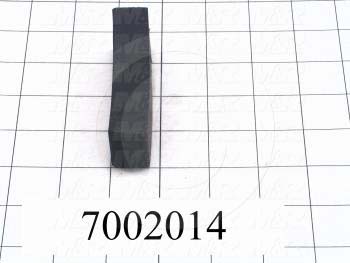 Rubber, 3/4" Width, 3.00 in. Length, 1.00" Thickness, 70 Durometer