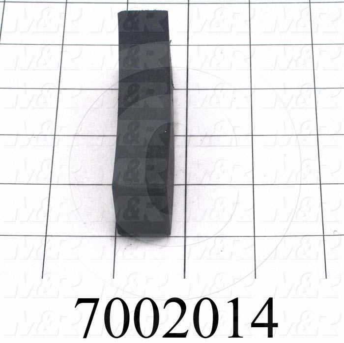 Rubber, 3/4" Width, 3.00 in. Length, 1.00" Thickness, 70 Durometer