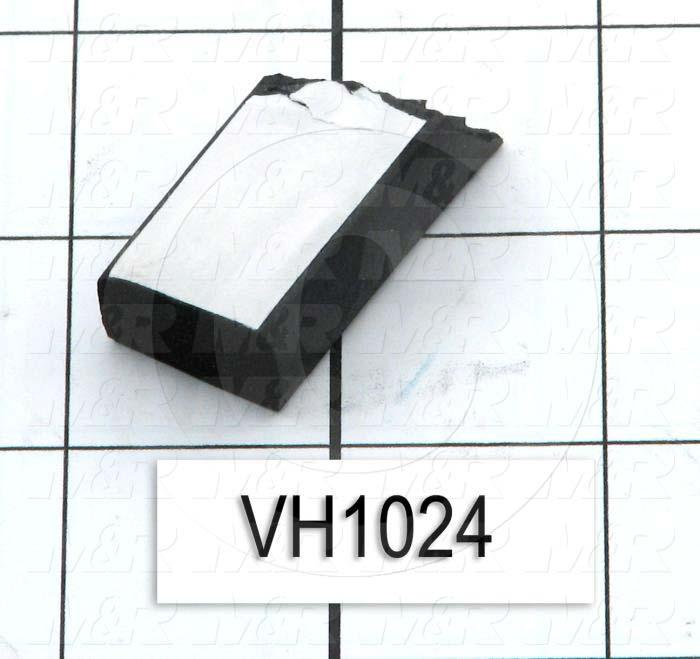 Rubber, EPDM Sponge Solid Rectangle, 0.75" Width, 0.50" Thickness, Used for Exposure Unit Blanket Assembly