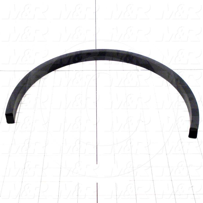 Rubber, Rubber Seal, 0.75" Width, 24.00 in. Length, 0.50" Thickness, Used for Exposure Unit Blanket Assembly