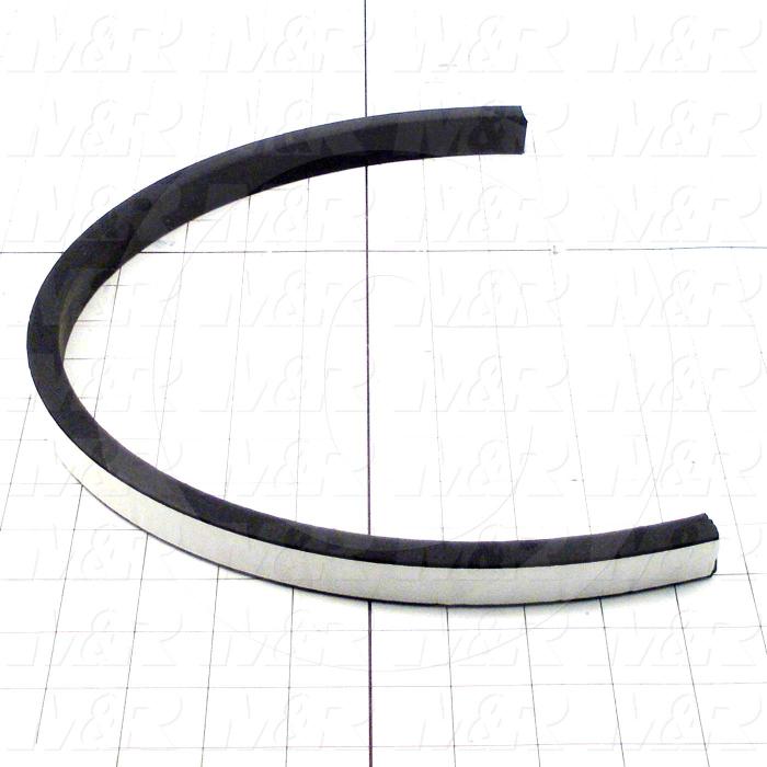 Rubber, Rubber Seal, 0.75" Width, 24.00 in. Length, 0.50" Thickness, Used for Exposure Unit Blanket Assembly