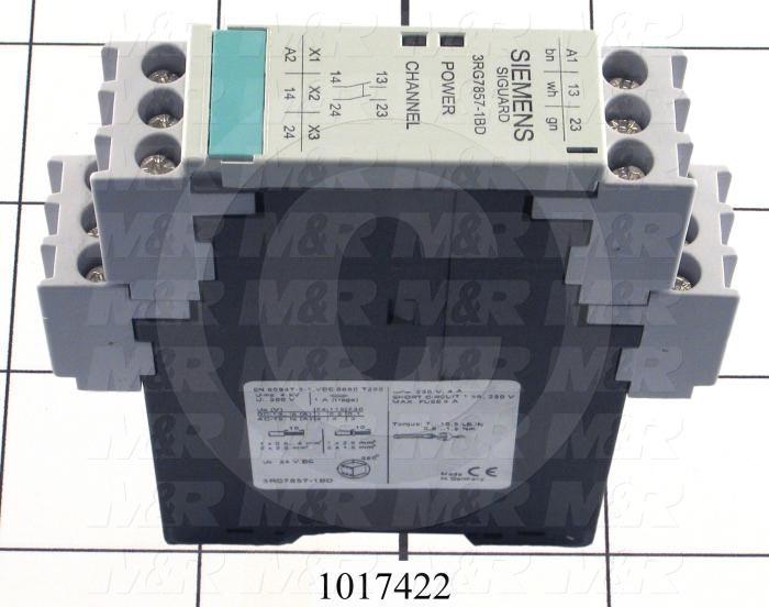 Safety Relay, 3NO + 1NC, 24V AC/DC, 5A