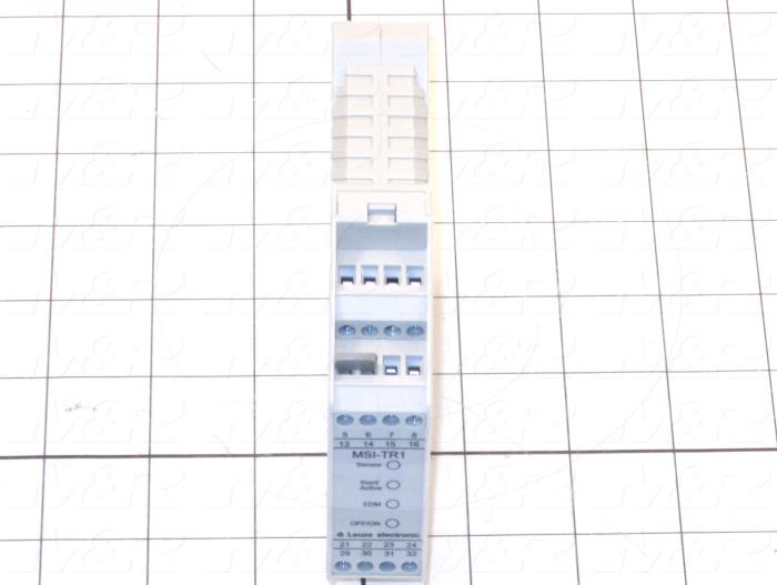 Safety Relay, Beam Monitoring Relay, 24VDC Coil Voltage, With Indicator Light, 24VDC, 200mA, 4 Input, 2 Safety Outputs, Safety Category 3