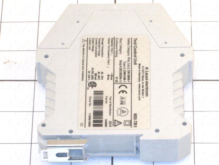 Safety Relay, Beam Monitoring Relay, 24VDC Coil Voltage, With Indicator Light, 24VDC, 200mA, 4 Input, 2 Safety Outputs, Safety Category 3