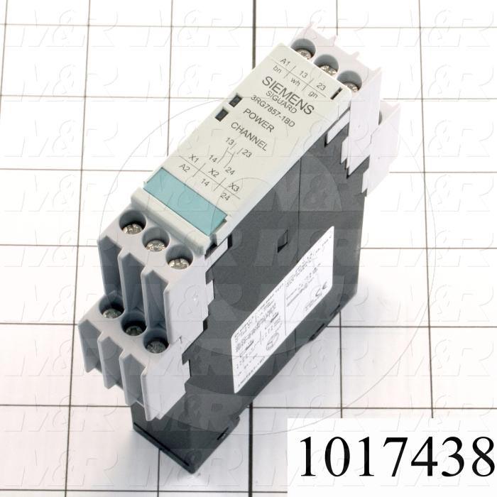 Safety Relay, Monitoring Relay, 2NO + 1NC, 24VDC, Safety Category 4