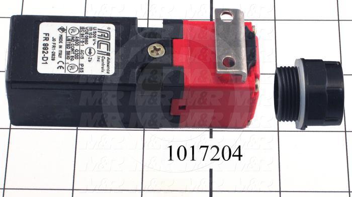 Safety Switch, For Door, 2NO, 600VAC, 10A