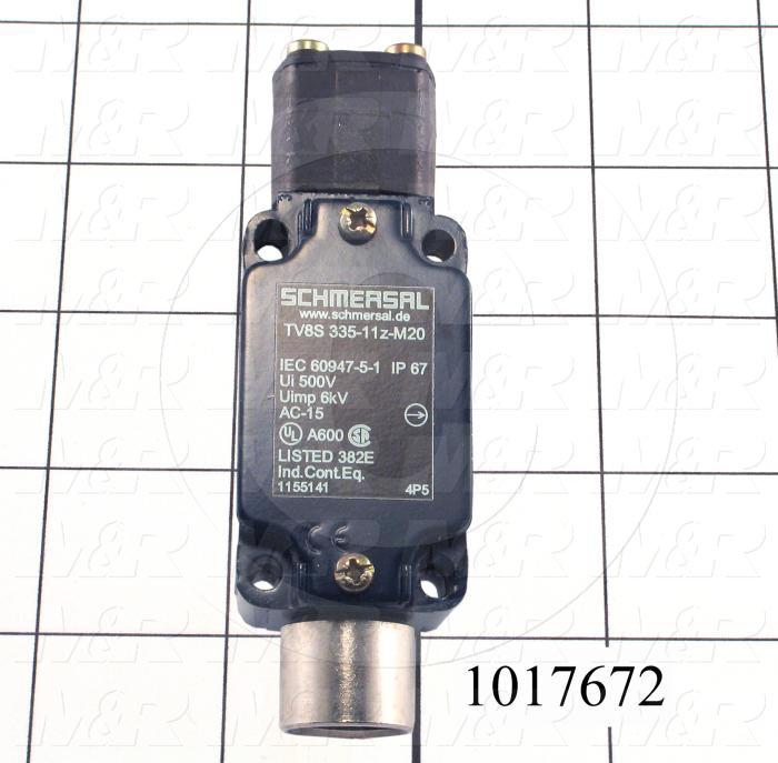 Safety Switch, Rotary Actuator 8mm Diameter Shaft, 3 Safety Contacts