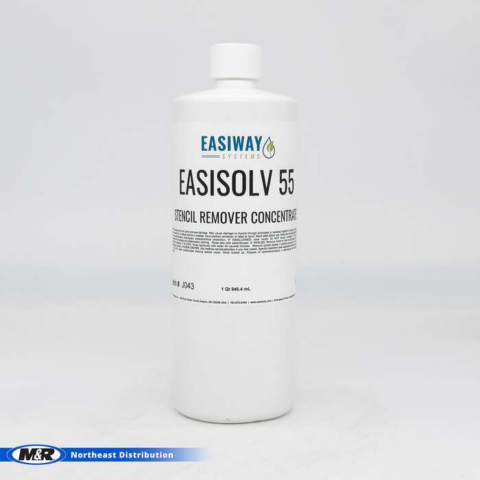Screenprint, Easiway Brand, 1 Quart Size, Easisolv 55 - Stencil Remover Concentrate