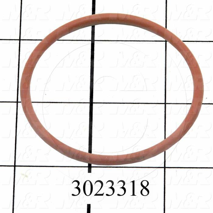Seals and O-Rings, Rotary and Reciprocating, O-ring Round Cross Section, 2.25" I.D. Working Diameter :, 2.50 in. Outside Diameter, 2.25" Inside Diameter, 0.125" Thickness