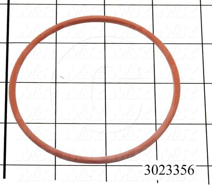 Seals and O-Rings, Rotary and Reciprocating, O-ring Round Cross Section, 3.25" I.D. Working Diameter :, 3.500" Outside Diameter, 3.250" Inside Diameter, 0.125" Thickness