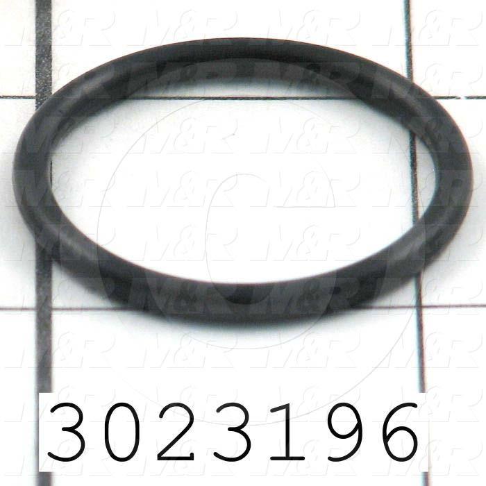 Seals and O-Rings, Static, O-ring Round Cross Section, 0.25 in. Outside Diameter, 1.06" Inside Diameter, 0.09" Width, Rubber