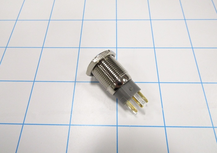 SELFLOCKING BUTTON, 12-24V