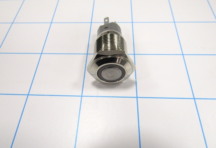 SELFLOCKING BUTTON, 12-24V