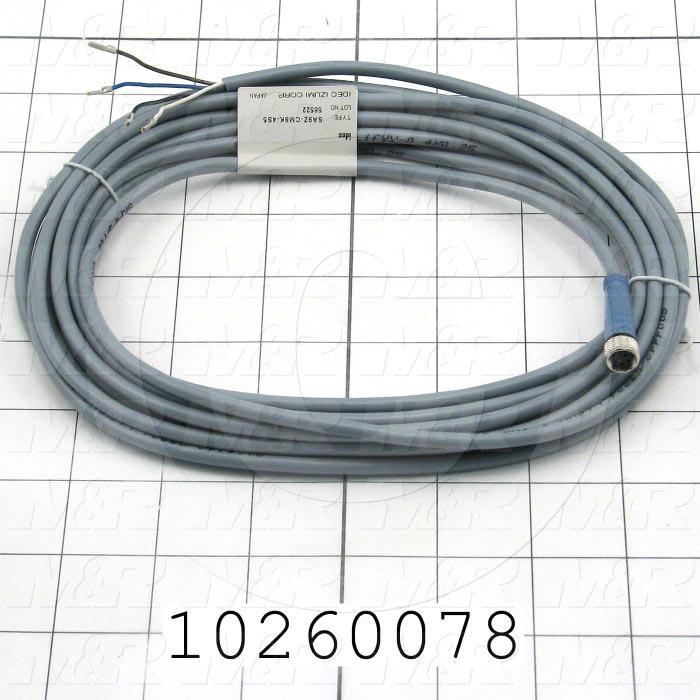 Sensor Cable, 4 Pin, Straight, 5m