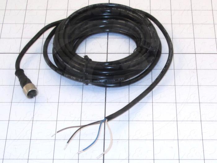 Sensor Cable, Female, 4 Pin, Quick Connect, 5m