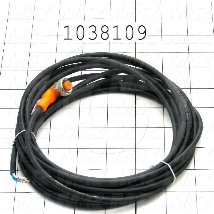 Sensor Cable, Male, 4 Pin, Right Angle, 5m