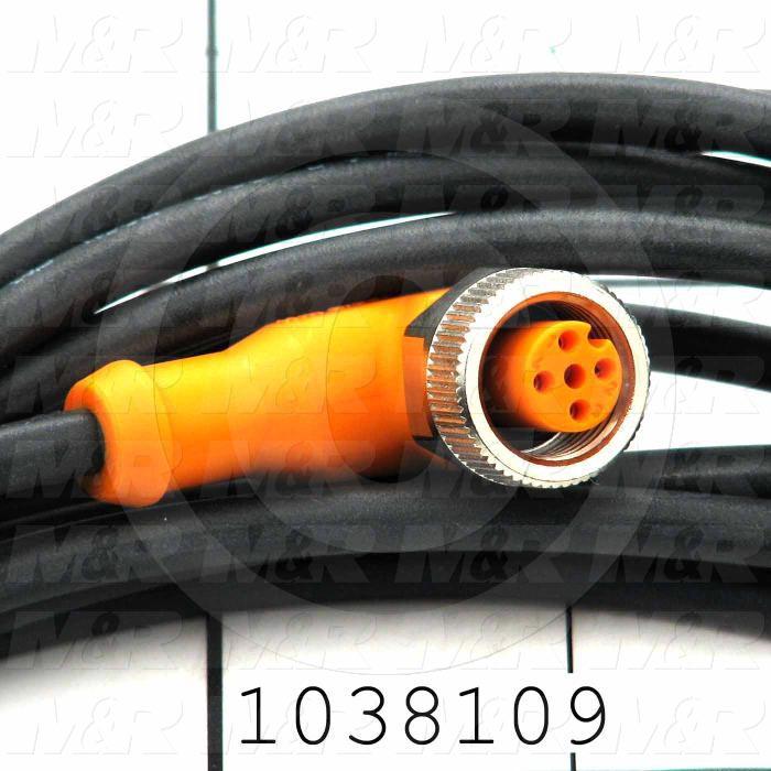Sensor Cable, Male, 4 Pin, Right Angle, 5m