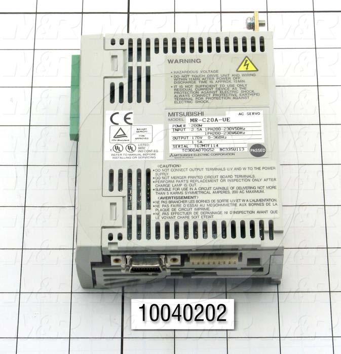 Servo Amplifier Drive, MR-C Series, 200W, 200VAC