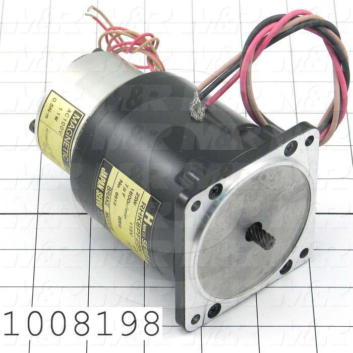 Servo Motor, 115VAC, with Brake